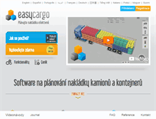 Tablet Screenshot of easy-cargo.cz
